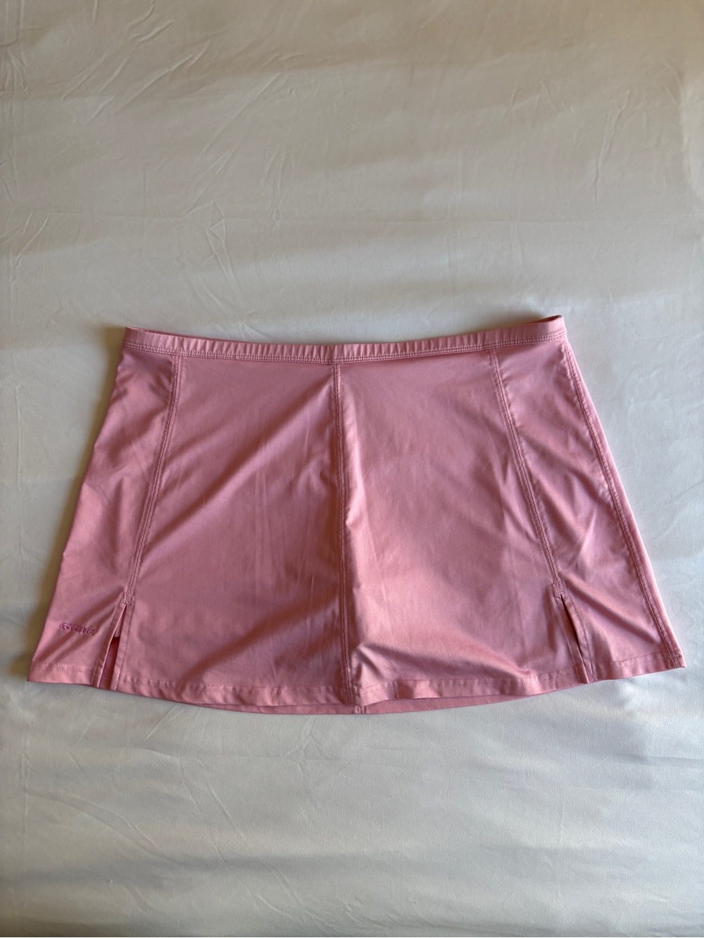 Bollé Pink Athletic Skort Y2K Tennis Skirt Side Slit Sporty Casual Preppy